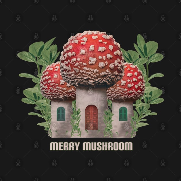 Vintage Merry Mushroom by SOF1AF