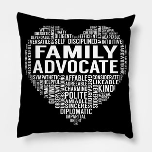 Family Advocate Heart Pillow