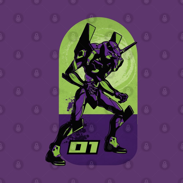 Vintage Eva Unit 01 by CTShirts