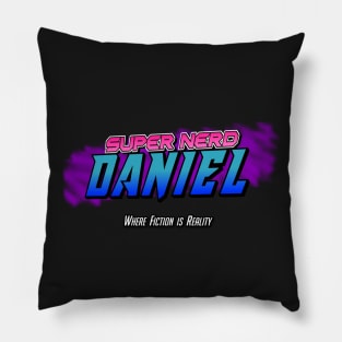 SUPER NERD DANIEL LOGO Pillow