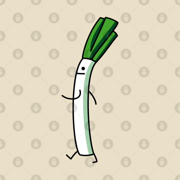 Funny leek by spontania