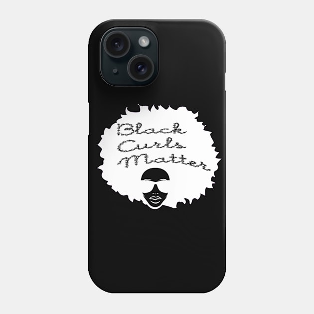 BLACK CURLS MATTER by AfreeKA -3 Phone Case by DREAM SIGNED Collection