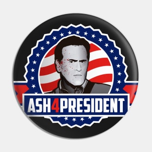 Ash 4 President Pin