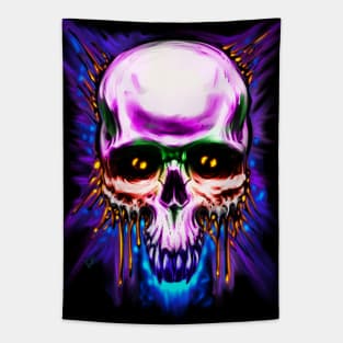 Skull Splatter Tapestry