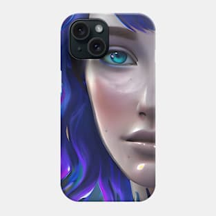 Purple Enchantress (1) - Beautiful Magic Girl Phone Case