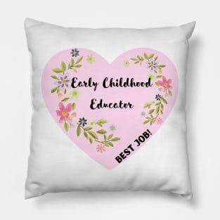 Early Childhood Educator Design Pillow