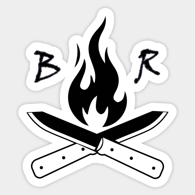 Baba Ross Bushcraft Logo for Light Backgrounds