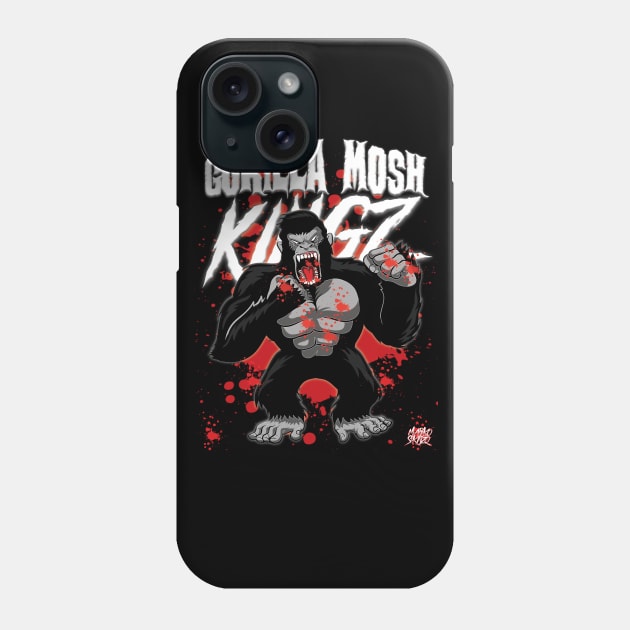 MARKO SKITZO X GORILLA MOSH KINGZ Phone Case by MarkoSkitzo