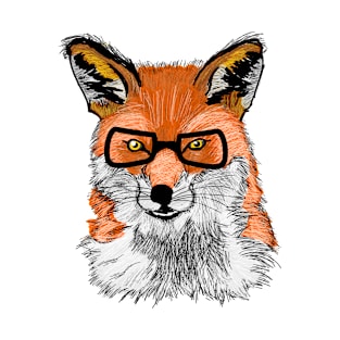 Hipster Fox T-Shirt