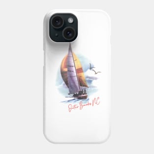 Outer Banks - Retro Sailboat Design Phone Case