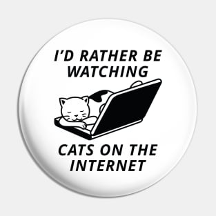 Cats On The Internet Pin