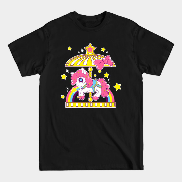 Discover Rainbow Carousel - Cute - T-Shirt