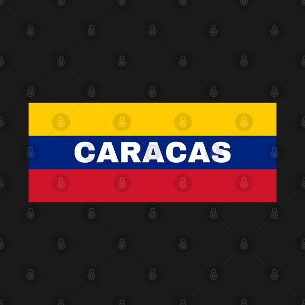 Caracas City in Venezuelan Flag Colors by aybe7elf