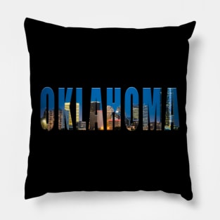 Oklahoma City Skyline Pillow