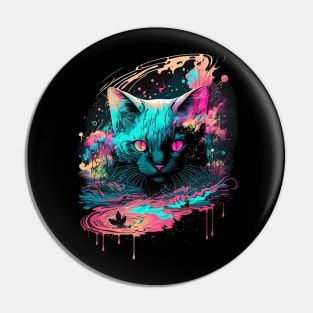 Colorful Cat Melting Pin