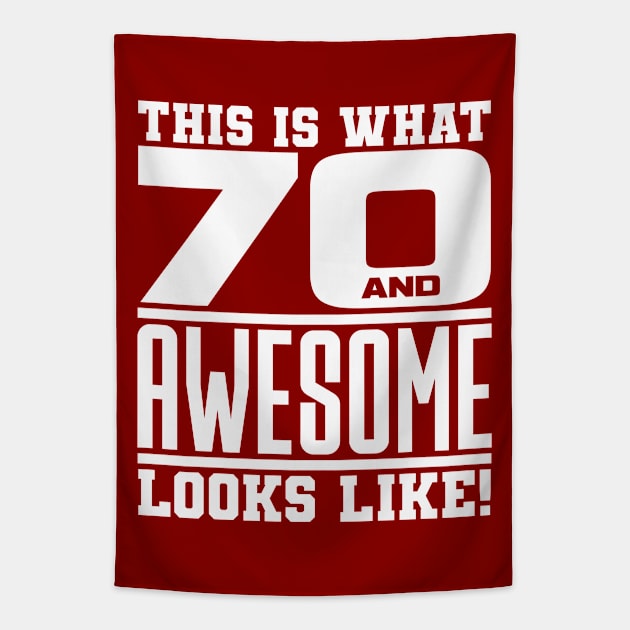 This is what 70 and awesome looks like Tapestry by colorsplash