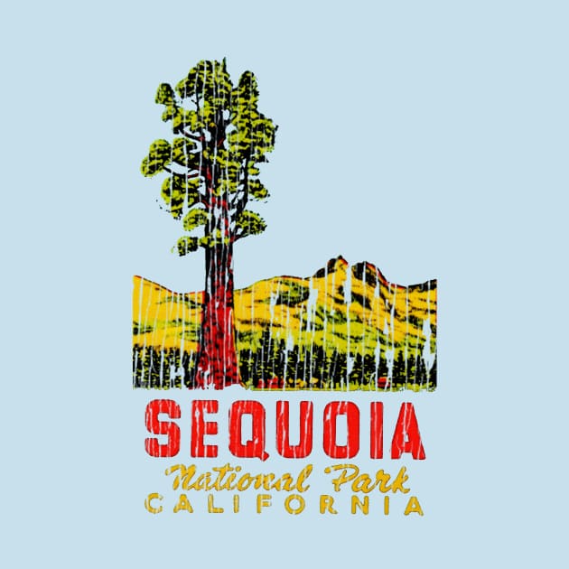 Sequoia National Park California Vintage by Hilda74