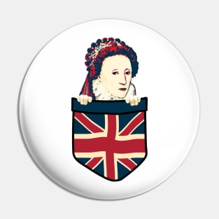 Queen Elizabeth Chest Pocket Pin