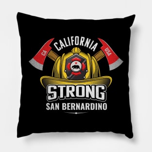 California Strong: Butte, California Fires. Rebuild & Recover Pillow