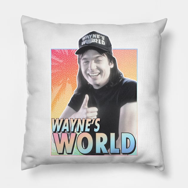 80s - Wayne's World Pillow by HectorVSAchille