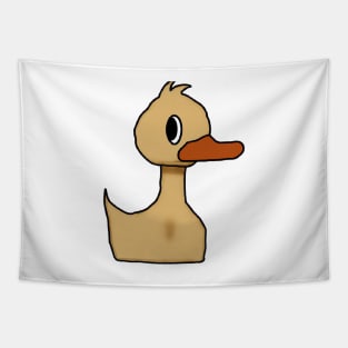 Cute Duck Drawing Tapestry