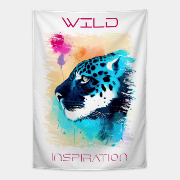 Jaguar Wild Nature Animal Colors Art Painting - Jaguar - Tapestry | TeePublic Jaguar Wild Nature Animal Colors Art Painting - Jaguar - Tapestry | TeePublic