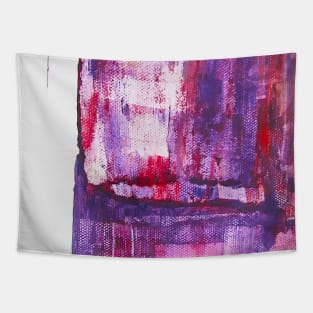 purple gradient abstract painting Tapestry