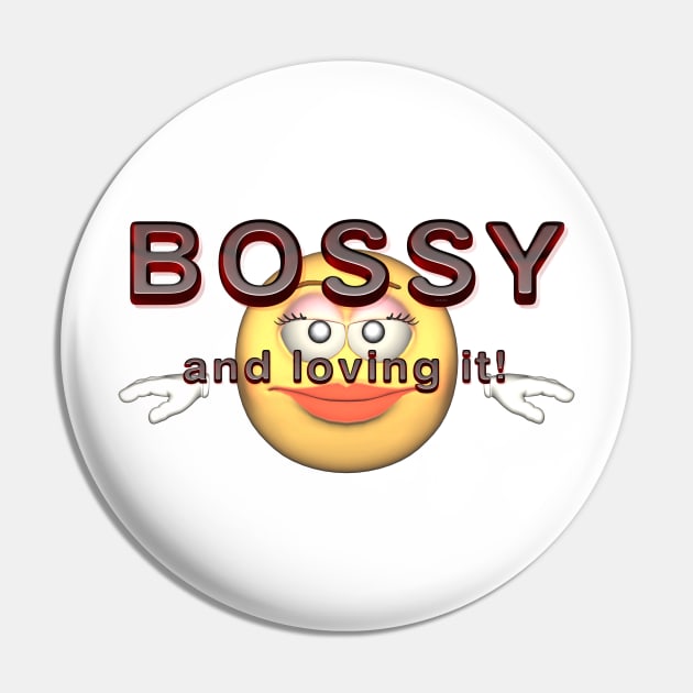 Bossy Pin by teepossible