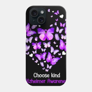 Choose Kind Alzheimer Awareness Gift Phone Case