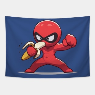 Red Banana Man Tapestry