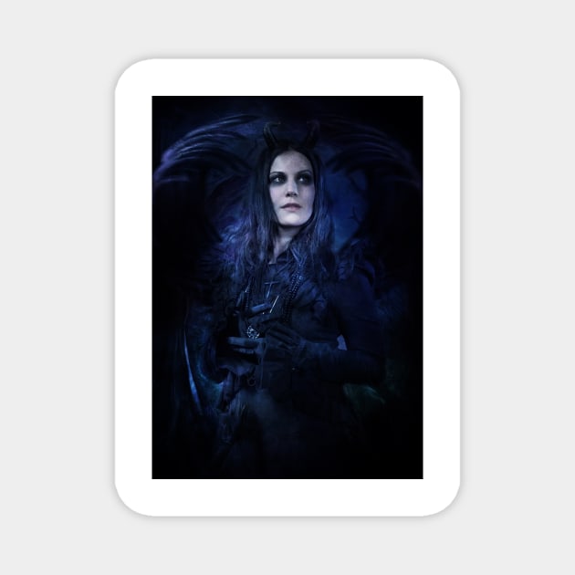 Cristina Scabbia Inspired Art Magnet by FrozenMistress