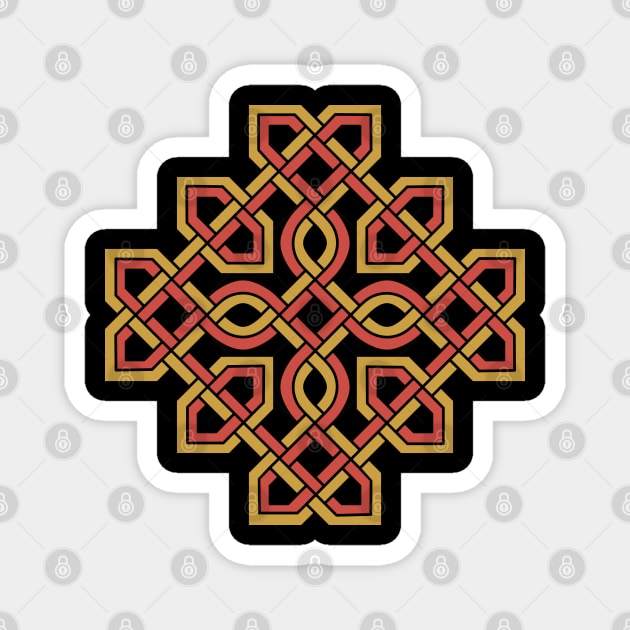 Celtic Cross Weaved Magnet by Wareham Spirals