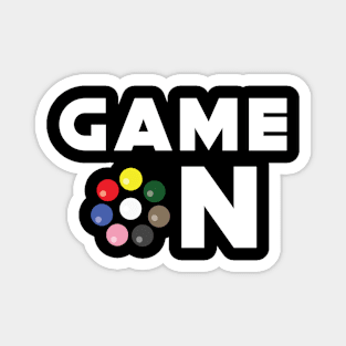 Game On - Funny Snooker Design Magnet