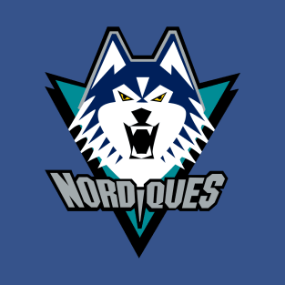 Quebec Nordiques Husky Logo (1995) T-Shirt