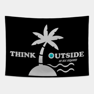 Think Outside No Box Required Tapestry