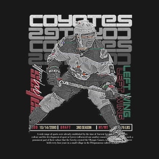 Matias Maccelli Hockey Art Coyotes T-Shirt