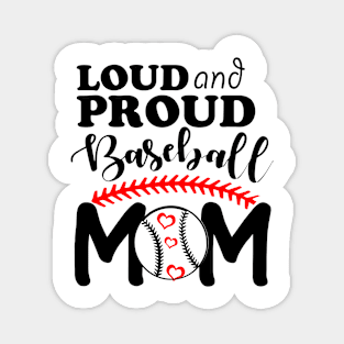 Baseball mom Magnet