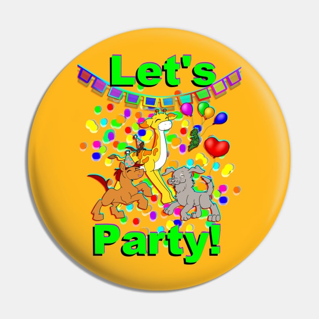 Let's Party Pin by RockyHay