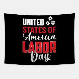 United States Of America Labor Day Tapestry