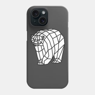 Geometric Polar Bear Phone Case