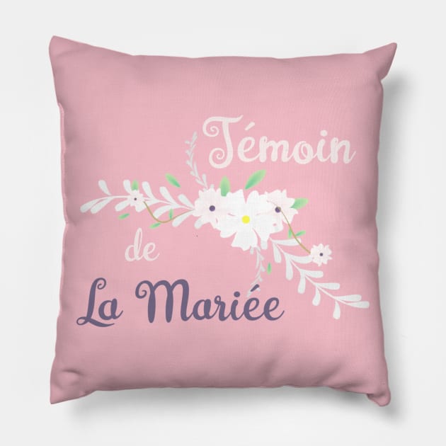 Témoin de la mariée Pillow by ChezALi