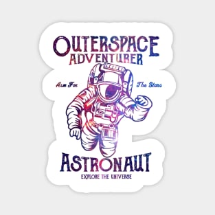 Outerspace Adventurer Magnet