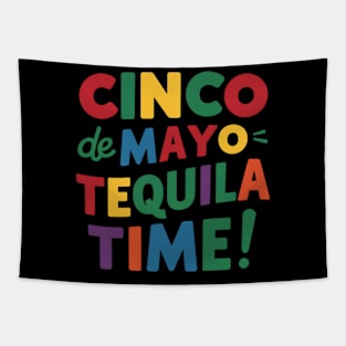 Cinco De Mayo Tequila Time Tapestry