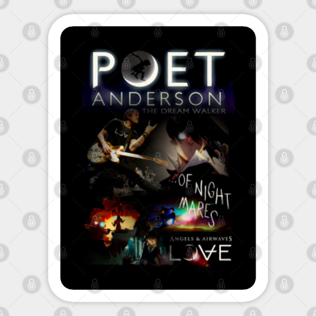 OF NIGHT MARES - Poet Anderson - Sticker