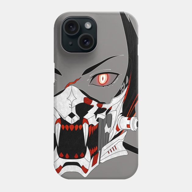 Code Vein - Hound Mask Phone Case by Anrui