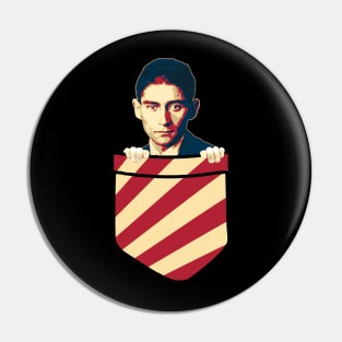 Franz Kafka In My Pocket Pin