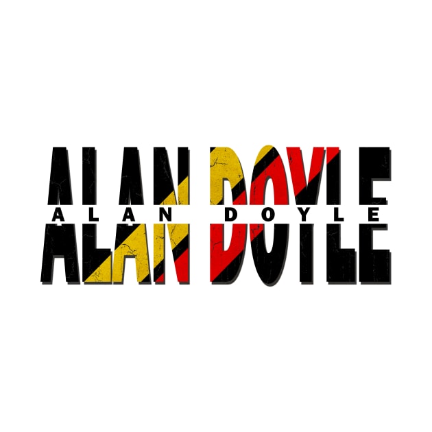 vintage typo Alan Doyle by NamaMarket01