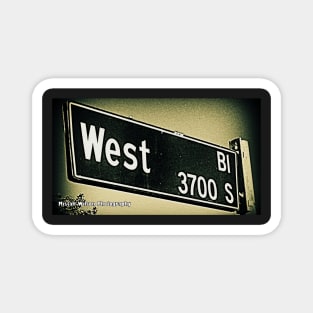 West Boulevard, Los Angeles, California by Mistah Wilson Magnet