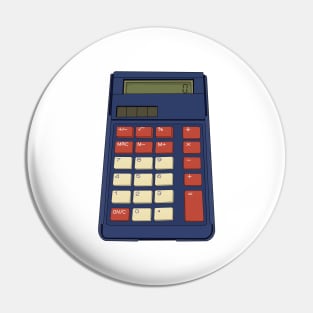 80's 90's Calculator Math School Nostalgia Pin