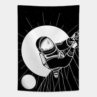 Space climb Tapestry